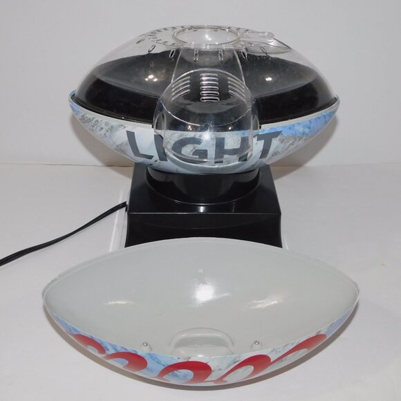 Coors Light Beer Football Shaped Koolatron Hot Air Popcorn Maker Man Cave - Picture 6 of 11